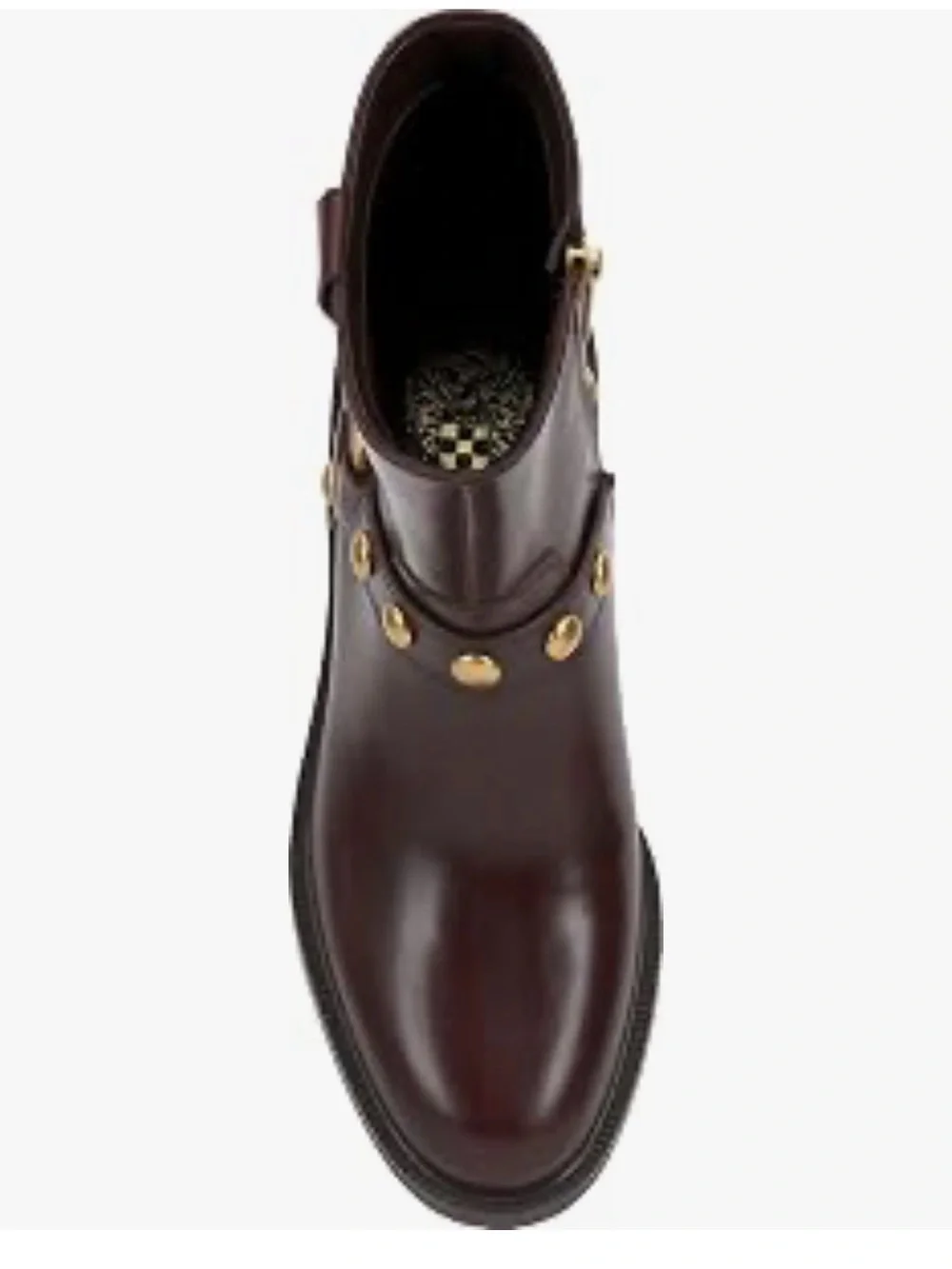New Vince Camuto Amais Biker Womens Boots color Rich Mahogany size 6.5